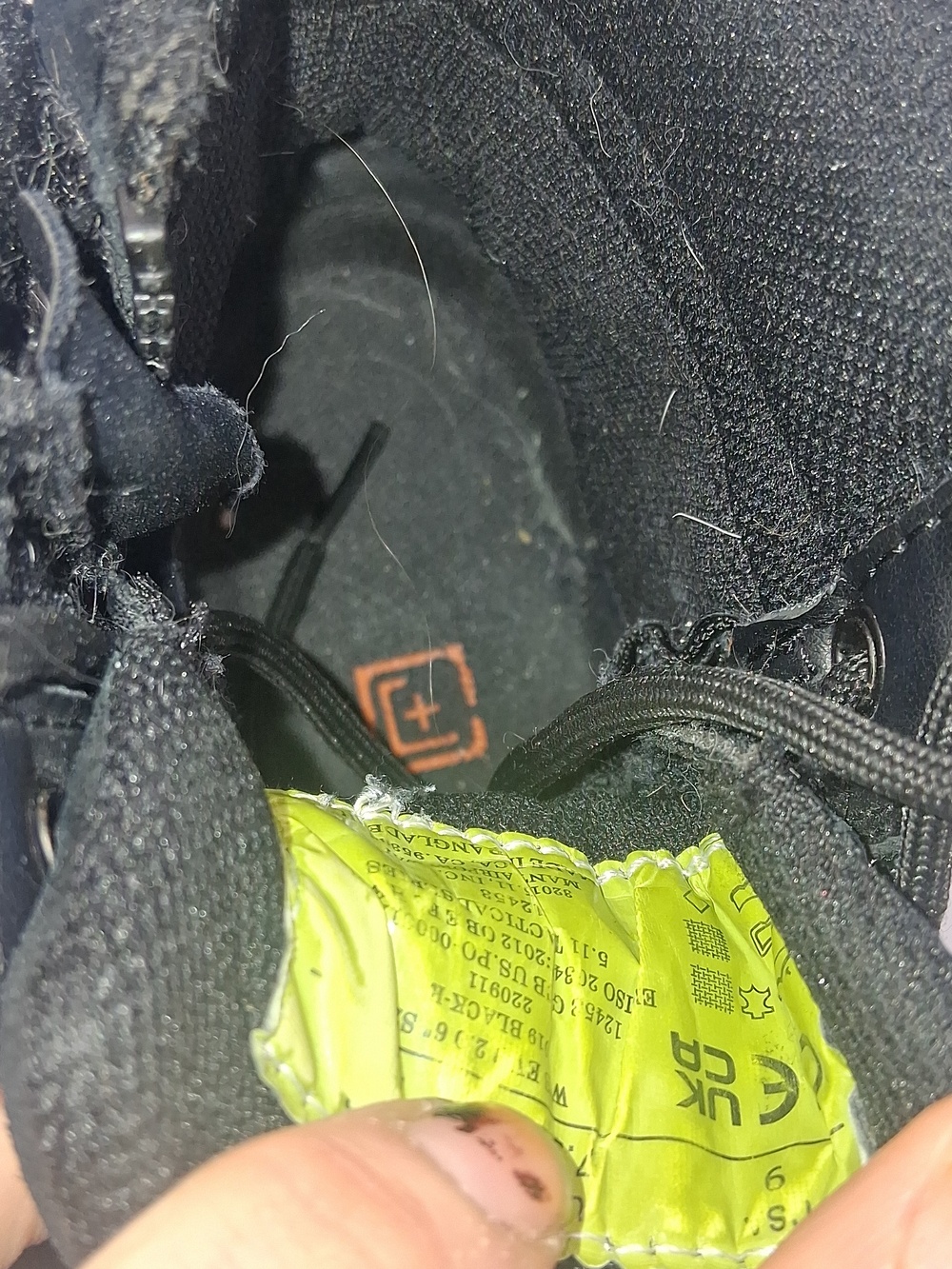 5.11 Tactical Black Women's Lace-Up Combat Boots - Picture 8 of 8